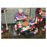 All Through the House Holiday Figurine Collection with Original Boxes