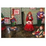 All Through the House Holiday Figurine Collection with Original Boxes