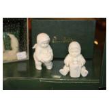 Collection of Snowbabies Figurines and Ornaments with Boxes Come Fly with Me