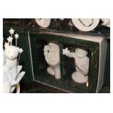 Collection of Snowbabies Figurines with Original Boxes Includes Includes Mush and What Shall We do Today?