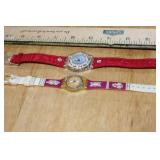 Set of 2 Swatch Watches including Lady Red Swatch and ROI Soleil