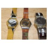 Set of 3 Swatch Watches Including GK321A Shiny Moon and GK252