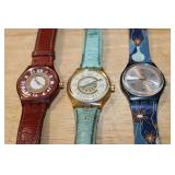 Set of 3 Swatch Wrist Watches Including Musicall Fagotto SLJ101