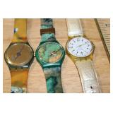 Set of 3 Swatch Watches GG102, Cool Fred, The Lake