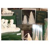 Snowbabies Figurine Collection with Skating Rink, Pillows, Placemats, and Decor Pieces