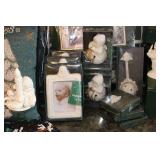 Snowbabies Figurine Collection with Skating Rink, Pillows, Placemats, and Decor Pieces