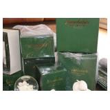 Snowbabies Figurine Collection with Skating Rink, Pillows, Placemats, and Decor Pieces