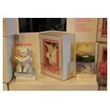 Large Lot of Snowbunnies Figurines with Accessories and Decor