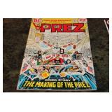 Set of 4 DC Prez First Teen President Comic Books