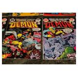 Collection of 14 Vintage DC Comics The Demon by Jack Kirby Inc #1