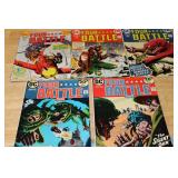 Set of 5 DC Four Star Battle Tales Comic Books, 1970s #1-5