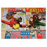 Set of 5 DC Four Star Battle Tales Comic Books, 1970s #1-5