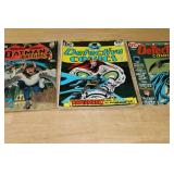Collection of 5 Vintage Detective Comics and Batman Comic Books