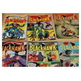 Collection of 5 Vintage Blackhawk Comic Books by DC Comics