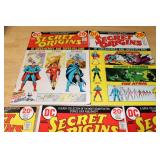 Set of 5 DC Secret Origins Comic Books 20 Cent Covers #1-5