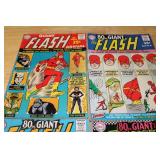 Set of 4 Vintage DC Giant Flash Comic Books  Issues #1 4, 9, 160