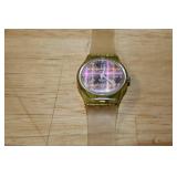 Swatch Lm104 Grey Flannel and Ladies Swatch Quartz Watches in Boxes