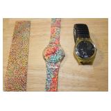 Swatch Watch Pair: Lots of Dots GZ113 and Flake GK165/166 with Sleeves