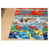 Set of 3 All Star Comics Super Squad #58 Comic Books 1st Power Girl