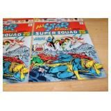 Set of 3 All Star Comics Super Squad #58 Comic Books 1st Power Girl