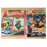 Collection of Vintage DC Batman and Justice League Comic Books