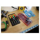 Tool Collection, Locks, Tape Meausures LED Precision Knife Set Vintage Volkswagen Hubcap & more