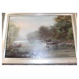Vintage Landscape Painting George Adomeit