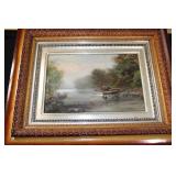 Vintage Landscape Painting George Adomeit