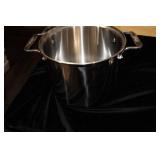 All Clad Stainless Stock Pot and Strainer