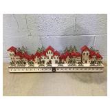 HOMCOM Christmas Advent Calendar with 24 Countdown Drawers and LED Lights, Wood-Effect Advent Calendar, Battery Operated (Minor Transit Damage: Tip Of 1 Tree Broken Off)