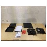 HOMCOM Modern Shelf Floor Lamp with Dual Ambient Light, Standing Lamp Living Room, Bedroom, 10.25"x10.25"x61.5", Black (Used, Maybe Missing Hardware. Attempted To Assemble)