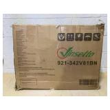 Vinsetto 7-Point Vibrating Massage Office Chair High Back Massaging Office Desk Chair with Lumbar Support, Footrest, Brown (Maybe Missing Hardware. Attempted To Assemble)