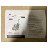 Aosom 2 In 1 Push Cars for Toddlers Kid Ride on Push Car Stroller Sliding Car with Horn Music Light Function Secure Bar Ride on Toy for Boy Girl 1-3 Years Old Red