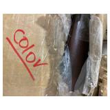 HOMCOM Power Lift Chair for Elderly, Faux Leather Recliner Sofa with Vibration Massage and Heat, Remote, Side Pockets, Brown