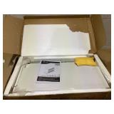 Vinsetto Lockable Filing Cabinet, Boho 2 Drawer File Cabinet with Adjustable Hanging Bar for Letter, A4 and Legal Size, White