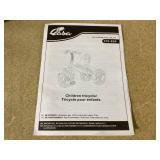 Qaba 3-Wheel Recreation Ride-On Toddler Bike With Bell for Children Indoor / Outdoor, Black