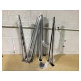 VEVOR Hairpin Table Legs , Set of 4 Desk Legs 900lbs Load Capacity, Hairpin Desk Legs 3 Rods for Desk Chairs Bench Dining End Table, Solid Carbon Steel Heavy Duty Furniture Legs Black