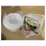 Miseno 7-1/2 in. 1-Light Flush Mount Ceiling Fixture in Brushed Nickel with Pull Chain