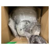 Westinghouse 3-in-1 LED Schoolhouse Light Kit, Multi Finish Fitters, White Opal Glass, Damp Location, ENERGY STAR