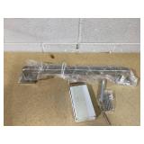 DELTA FAUCET 41918-SS Angular Modern Grab Bar, 18-Inch, Stainless, Brilliance Stainless Steel