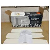 Hampton Bay Caprice 52 in. Integrated LED Indoor Matte White Ceiling Fan with Light Kit and Remote Control