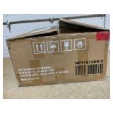 Costway Set of 2 Rattan Swivel Barstools with Curved Back-Black