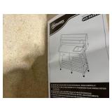 Outsunny Potting Bench Table, Outdoor Garden Table Wooden Work Station with Removable Sink, Faucet, Drawer, Shelves, Hooks, Dark Brown (Missing: Part 6 In Manual)