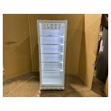 Velieta Commercial Beverage Refrigerator, 24.5 Inch 15 Cu. Ft. Drink Fridge, Display Refrigerator with Glass Door, Commercial Display Fridge with 5 Adjustable Shelves, for Shops, Restaurants, Bars (Mi