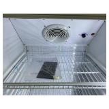 Velieta Commercial Beverage Refrigerator, 24.5 Inch 15 Cu. Ft. Drink Fridge, Display Refrigerator with Glass Door, Commercial Display Fridge with 5 Adjustable Shelves, for Shops, Restaurants, Bars (Mi