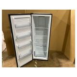 Vissani 24 in. 11 cu. ft. Convertible Auto Defrost Garage Ready Upright Freezer/Refrigerator in Stainless Steel, Energy Star