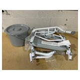 Guardian Padded Steel Drop-Arm Commode 350lbs 1Ct