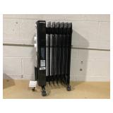 Pelonis 1,500-Watt Oil-Filled Radiant Electric Space Heater with Thermostat