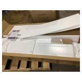 HOMCOM 67" 4-Door Kitchen Pantry with Drawer and Adjustable Shelves, White (Missing: Part "O" In Manual)