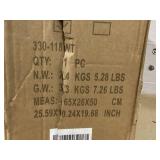 Qaba Kids Plush Ride-On Rocking Horse with Bear Toy, Children Chair with Soft Plush Toy & Fun Realistic Sounds, White